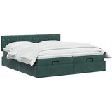  Podesivi krevet s madracem 2 pcs Tamnozelena Baršun | shoptok.hr