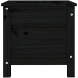  Vrtna sadilica crna 40 x 40 x 39 cm od masivne borovine | shoptok.hr