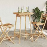 Vanjski barski stol kvadratni 55x55x100 cm bambus | shoptok.hr