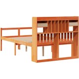  Krevet s regalom za knjige bez madraca 135 x 190 cm od borovine | shoptok.hr