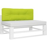  Jastuk za palete jarkozeleni 120 x 40 x 12 cm od tkanine | shoptok.hr