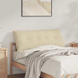  Jastuk za leđa Krema 120 x 19 x 50 cm tkanina | shoptok.hr