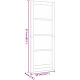  Unutarnja vrata ORKDAL Bijela Pripravljena 83 x 211 cm | shoptok.hr