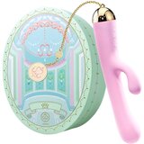 Zalo Ichigo Rabbit - Pametan, punjiv, vodootporan vibrator s klitorisnom rukom (ljubičasta) | shoptok.hr
