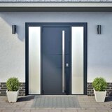 vidaXL Vrtne sadilice 2 kom bijele 30x30x30 cm čelične | shoptok.hr