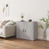 Komoda siva sonoma 80x33x70 cm inženirski les, (20653912) Cene