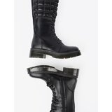 Shelvt Classic black boots with lacing and zipper | Shoptok.si