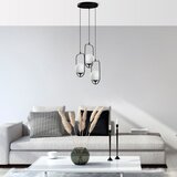 Opviq Skew - 13447 Black Chandelier Cene