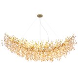 Globo 64138H4G - Luster na sajli QUEENA 16xE14/40W/230V zlatna | Eponuda.com