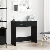 vidaXL Stol Crni hrast MDF 80 x 40 x 75 cm, srednji Izdržljiv Cijene