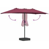 Vrtni suncobran Bordeaux Crvena 385 x 209 x 244 cm | Eponuda.ba