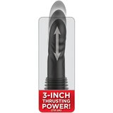 Pipedream Fetiš - potisni vibrator (crni) | shoptok.hr