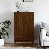 vidaXL Visoka omara rjavi hrast 69,5x31x115 cm inženirski les Cene
