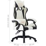  Igraća stolica od umjetne kože crna | shoptok.hr