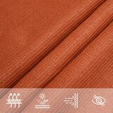  Senčno jadro 160 g/m² kvadratno oranžno 4x4 m HDPE | Shoptok.si