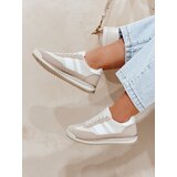 DStreet Sportowe sneakersy damskie RAVIOS beżowe | Shoptok.si