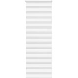 vidaXL Zebra senčilo bela 85x230 cm tkanina širina 80,9cm poliester | Shoptok.si