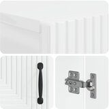  Kabinetska WC HAARLEM Bijela visokog sjaja 66 x 25,5 x 190 cm | shoptok.hr