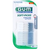 GUM Soft-Picks +Fluoride dentalni zobotrebci x-large 40 kos Cene
