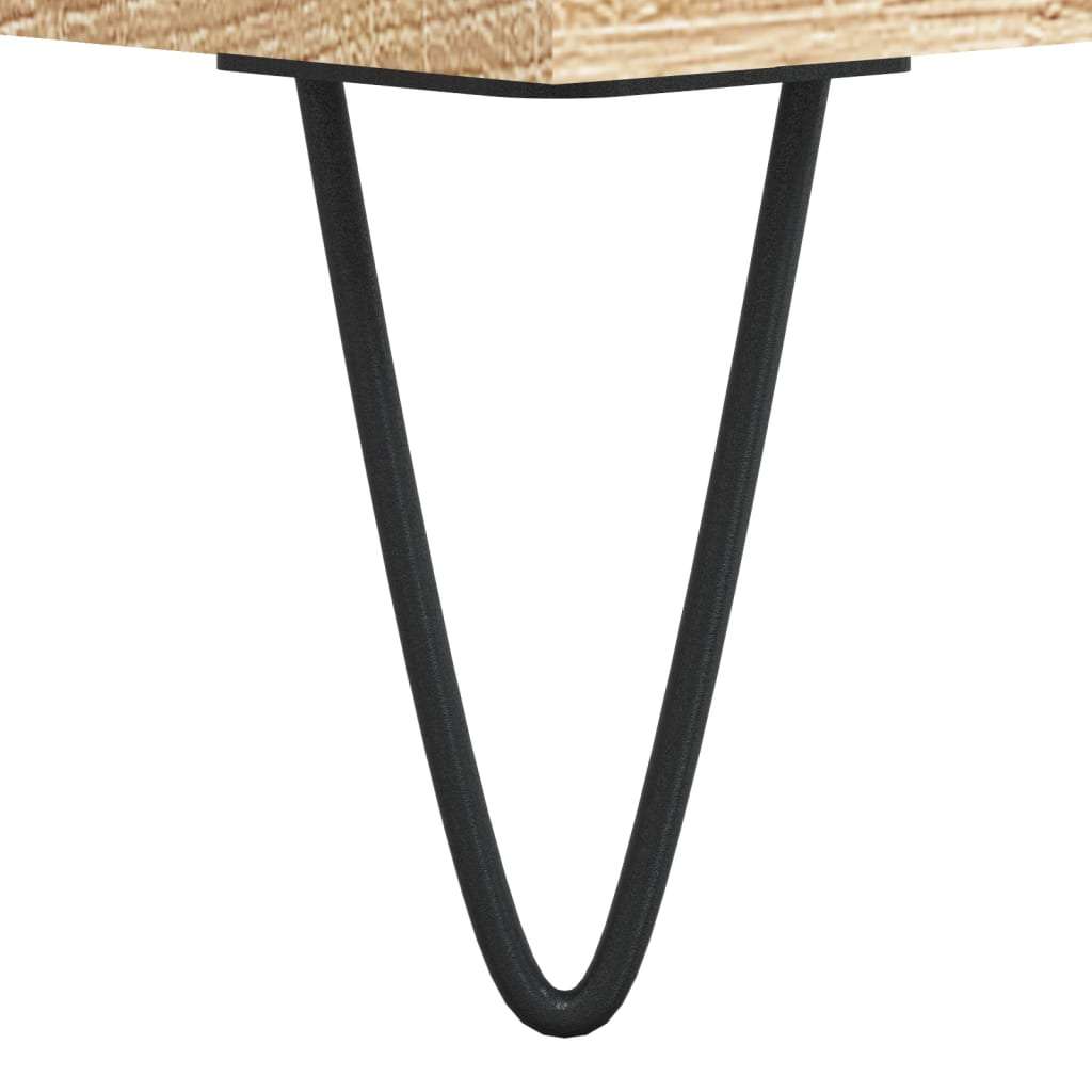 vidaXL Stolić za kavu boja hrasta 80x80x36 5 cm konstruirano drvo | shoptok.hr