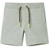  Dječje kratke hlače s vezicom svijetle kaki prošarane 140 | shoptok.hr