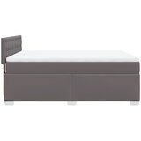  s oprugama i madracem sivi 140x190 cm od umjetne kože | shoptok.hr