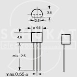 Tranzistor Si-N TO92 | Eponuda.com