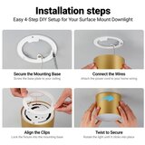  Immax NEO 07318L - LED prigušiva stropna lampa RONDATE 32W/230V 16,5 cm Wi-Fi Tuya zlatna | Eponuda.com