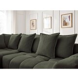 Bobochic Paris Zelena sklopiva/s prostorom za odlaganje kutna garnitura od šenila (s lijevim kutom/u obliku slova L) Everest – | shoptok.hr