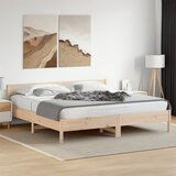Maison Chic Posteljni okvir - Dvoposteljna postelja - Zakonska postelja brez vzmetnice 180x200 cm trdna borovina-J3391, (21764967) | Shoptok.si