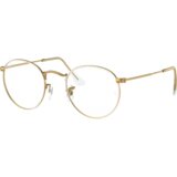 Ray-ban Ženski okvir za dioptrijske naočare Round 0RX3447V 3104, Zlatni Cene