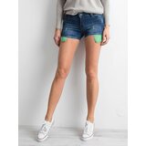 Fashion Hunters Ladies' blue denim shorts | shoptok.hr