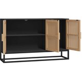  Komoda crna 105 x 30 x 65 cm od konstruiranog drva | Eponuda.com