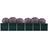 Furnova Visoka greda pocinkano jeklo 480x80x77 cm zelena, (21921275) | Shoptok.si