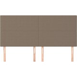  Uzglavlja 4 kom smeđesiva 80 x 5 x 78/88 cm od tkanine | shoptok.hr