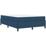 Krevet s opruga kutije Plava 160 x 200 cm tkanina | Eponuda.com