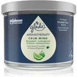 Glade Aromatherapy Calm Mind mirisna svijeća Bergamot + Lemongrass 260 g