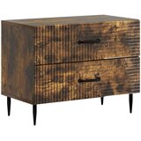  Noćni ormar s ladicama Dimljeni hrast 62 x 34,5 x 47,5 cm | Eponuda.com