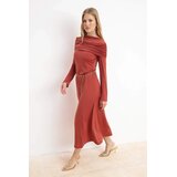 Trendyol Modest Ženska haljina Tctss26Db00005, Smeđa | Eponuda.com