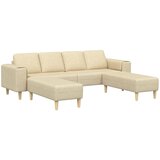  Kauč za dnevni boravak 3 pcs Krema Poliester | shoptok.hr