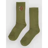 Dot Guy Socks deep olive