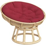  Okrugli jastuk crvena boja vina Ø 100 x 11 cm od tkanine Oxford | Eponuda.ba