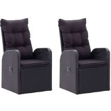  7-dijelni vrtni blagovaonski set s jastucima crni | shoptok.hr