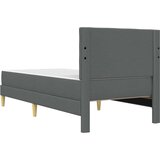  Okvir kreveta s madracem Tamno siva 80 x 200 cm tkanina - Tamno siva 80 x 200 cm | shoptok.hr