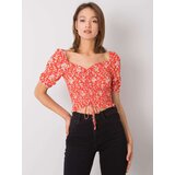 RUE PARIS Blouse-RO-BZ-2516-4.17P-coral | Shoptok.si