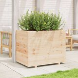 vidaXL Vrtno cvetlično korito 90x60x72 cm trdna borovina | Shoptok.si