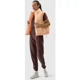 4f Women's down vest with synthetic down filling - orange