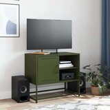 vidaXL TV ormarić maslinastozeleni 68x39x60,5 cm čelični | shoptok.hr