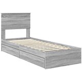  Postelja s shranjevanjem z vzglavjem Siva Sonoma 75 x 190 cm, (5000106040) | Shoptok.si