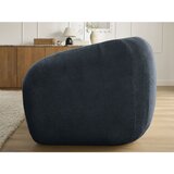Bobochic Paris Temno modra raztegljiva sedežna garnitura iz šenilje 228 cm Neyo – | Shoptok.si